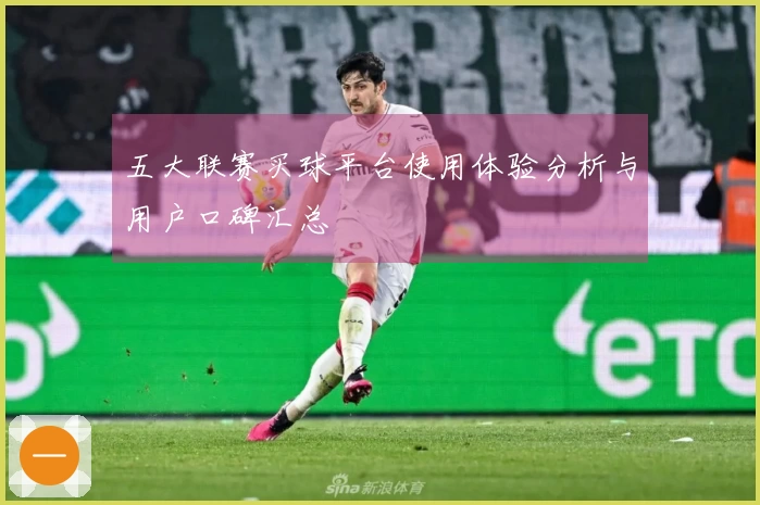 五大联赛买球平台使用体验分析与用户口碑汇总