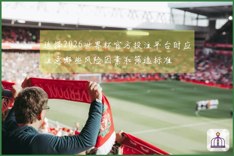 选择2026世界杯官方投注平台时应注意哪些风险因素和筛选标准